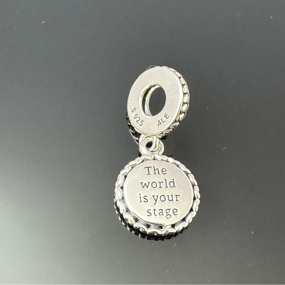 Pandora Theater Actor Masks The World is Your Stage Silver Charm Gift Box #2 - Picture 4 of 4